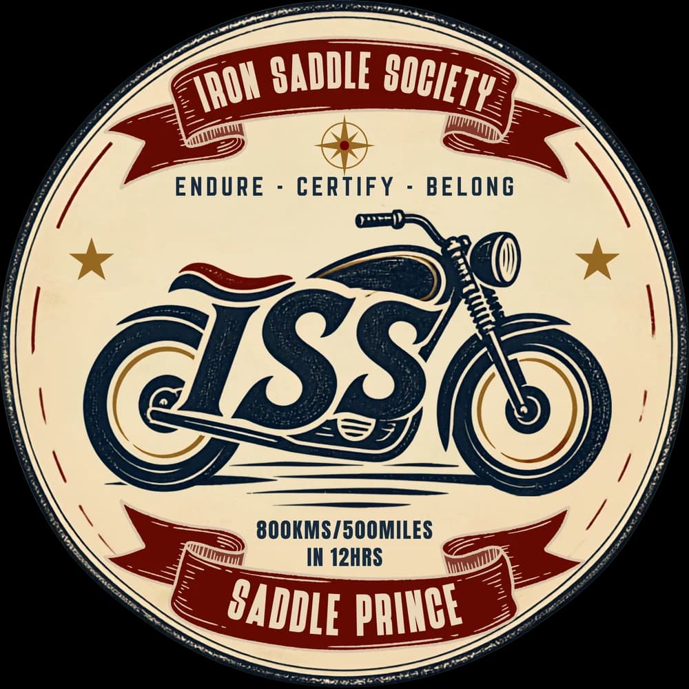 Saddle Prince badge: 800 km in 12 hours